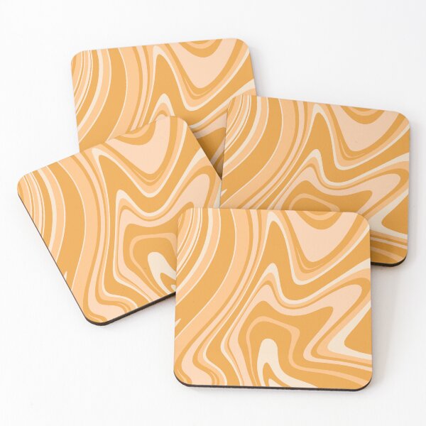 Item preview, Yellow - Groovy Swirls - Retro Print designed and sold by tangelos.