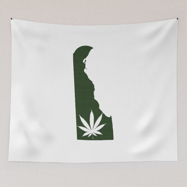 Item preview, Marijuana Leaf Delaware designed and sold by surgedesigns.
