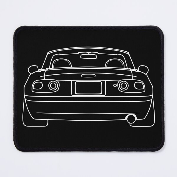 Item preview, Mazda Miata MX5 NA rear white lines designed and sold by EdimDesign.