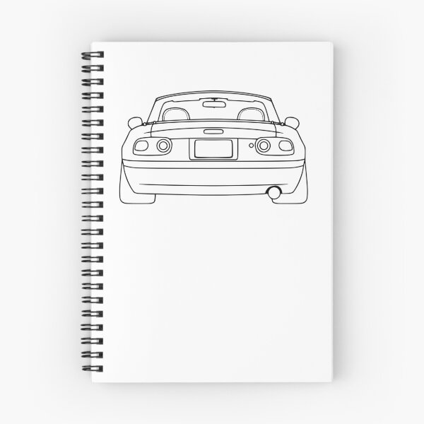 Item preview, Mazda Miata MX5 NA rear black lines designed and sold by EdimDesign.