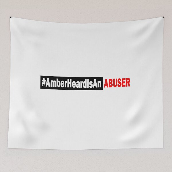 Item preview, Amber Heard ls An Abuser designed and sold by RYUK20.