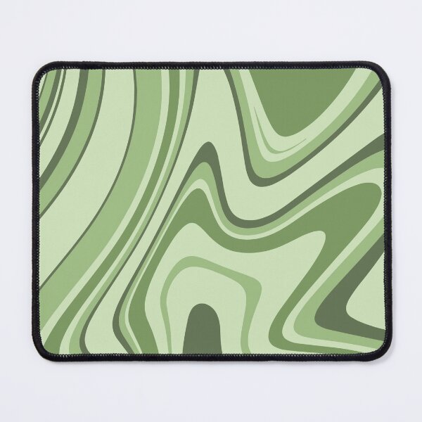 Item preview, Green - Groovy Swirls - Retro Print designed and sold by tangelos.