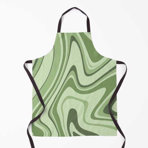 Item preview, Green - Groovy Swirls - Retro Print designed and sold by tangelos.