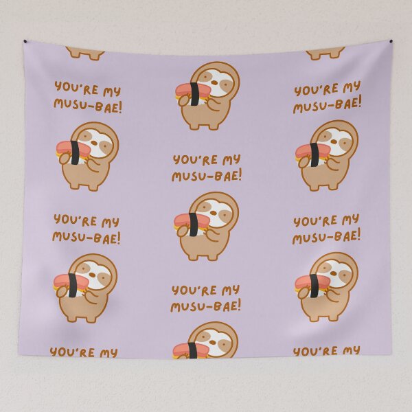 Item preview, You’re My Musubae Musubi Sloth  designed and sold by theslothinme.