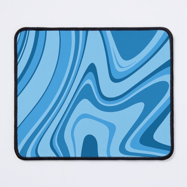 Item preview, Blue - Groovy Swirls - Retro Print designed and sold by tangelos.