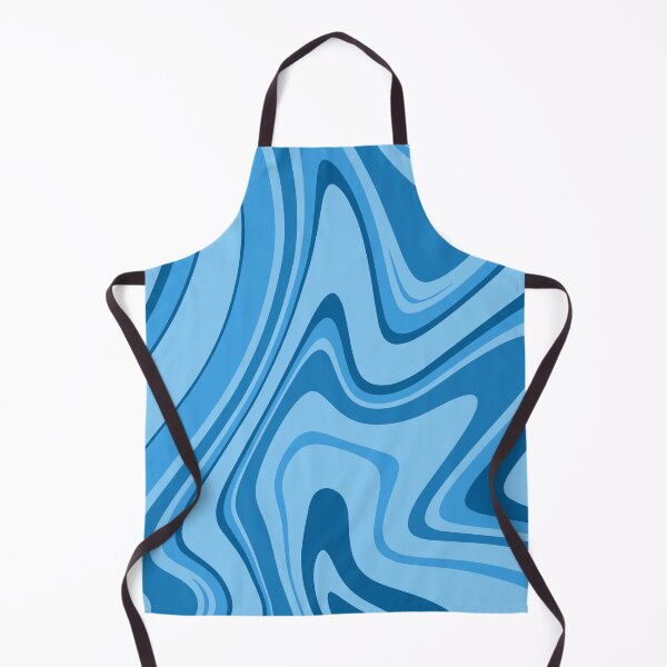 Item preview, Blue - Groovy Swirls - Retro Print designed and sold by tangelos.