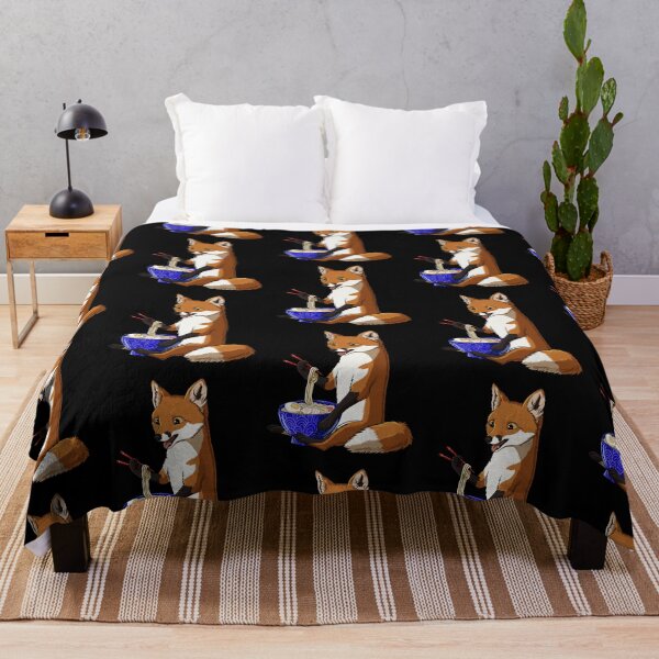 Item preview, Funny Japanese Kawaii Ramen Noodles Fox designed and sold by UpYourSelf.