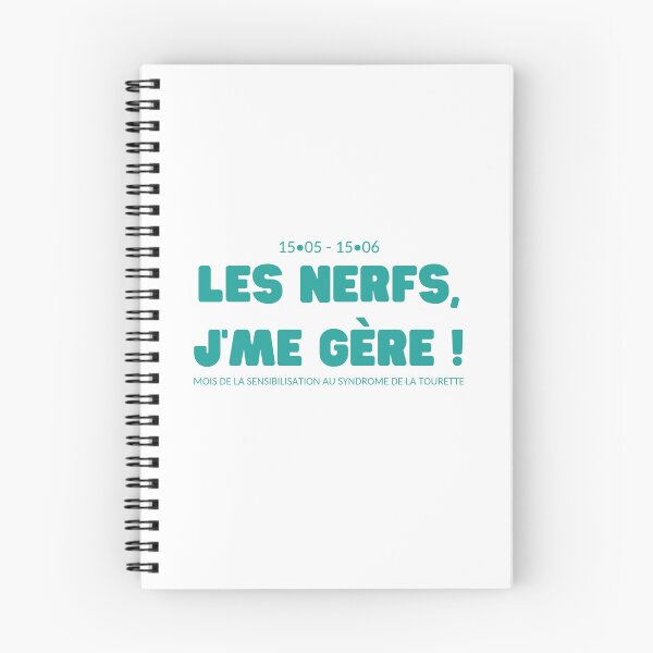 Item preview,  "Nerves, I manage myself!" teal designed and sold by AQSTourette.
