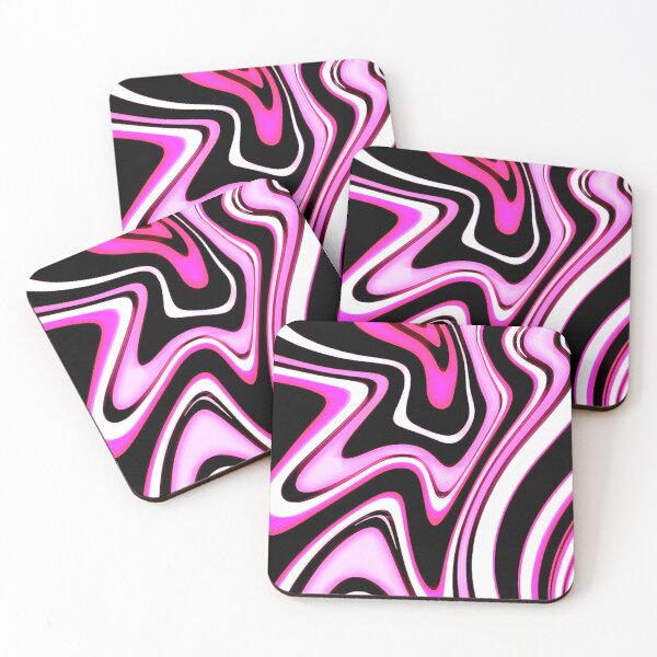 Item preview, Neon Pink - Groovy Swirls - Futuristic Print designed and sold by tangelos.