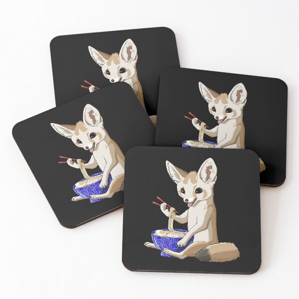 Item preview, Funny Japanese Kawaii Ramen Noodles Fennec Fox designed and sold by UpYourSelf.