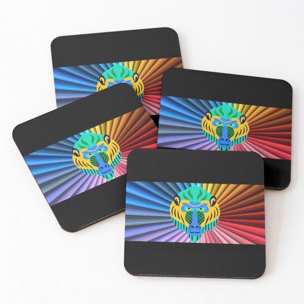 Item preview, Crazy colourful Monkey designed and sold by sebastiano01.