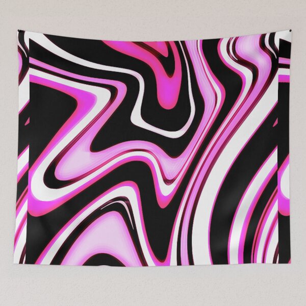 Item preview, Neon Pink - Groovy Swirls - Futuristic Print designed and sold by tangelos.