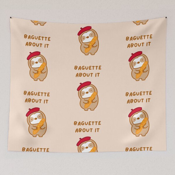 Item preview, Baguette About It French Baguette Sloth  designed and sold by theslothinme.