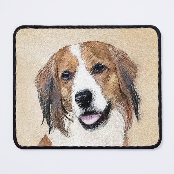 Item preview, Nederlandse Kooikerhondje Painting - Dog Art designed and sold by alpendesigns.