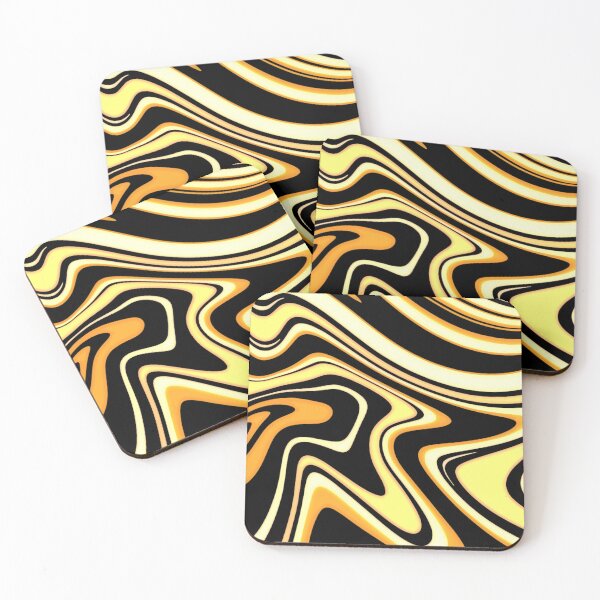 Item preview, Neon Yellow - Groovy Swirls - Futuristic Print designed and sold by tangelos.