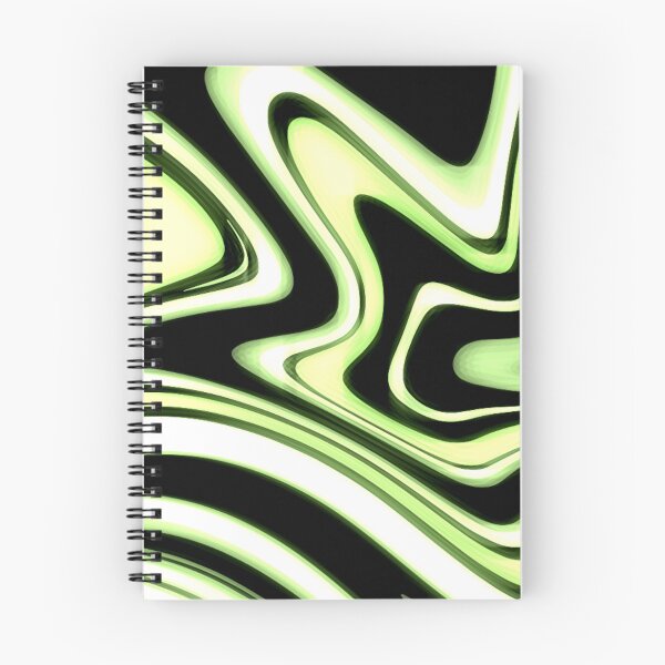Item preview, Neon Green - Groovy Swirls - Futuristic Print designed and sold by tangelos.