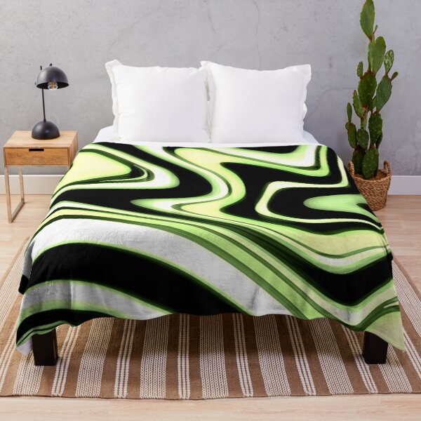 Item preview, Neon Green - Groovy Swirls - Futuristic Print designed and sold by tangelos.