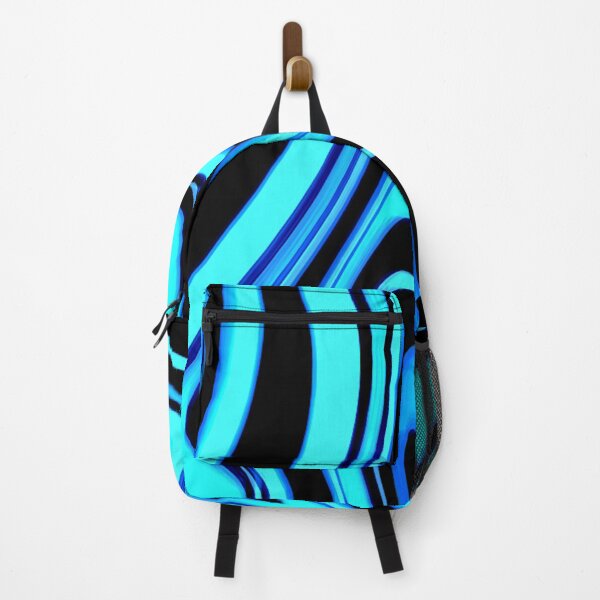 Item preview, Neon Blue - Groovy Swirls - Futuristic Print designed and sold by tangelos.
