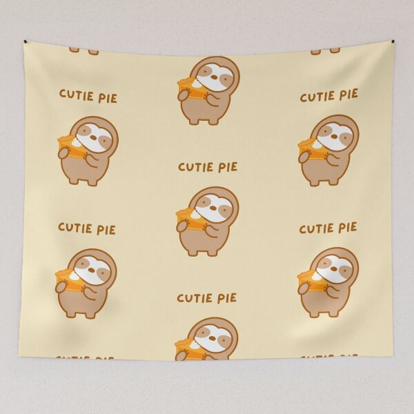 Item preview, Cutie Pie Thanksgiving Pumpkin Pie Sloth designed and sold by theslothinme.