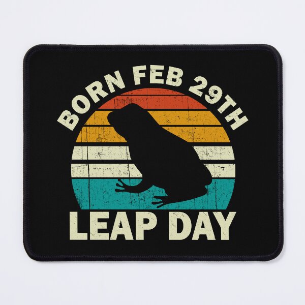 Item preview, Leap Year February 29 Birthday Frog Vintage | Retro Sunset designed and sold by uFit.