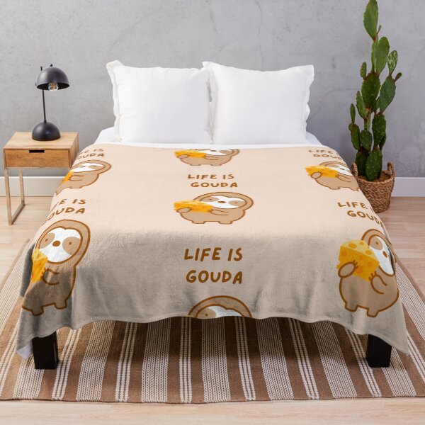Item preview, La vida es buena pereza con queso gouda designed and sold by theslothinme.