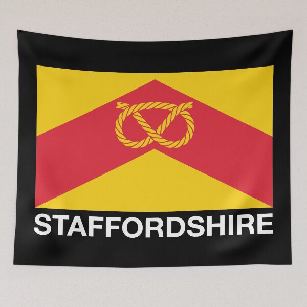 Item preview, Staffordshire County Flag - England  designed and sold by CityNoir.