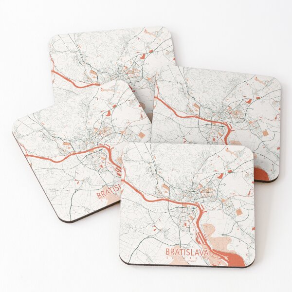 Item preview, Bratislava City Map of Slovakia - Bohemian designed and sold by deMAP.