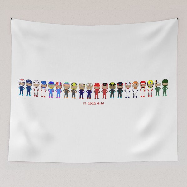 Item preview, 2022 grid - f1 drivers line-up - DoodleAndDrive  designed and sold by DoodleAndDrive.