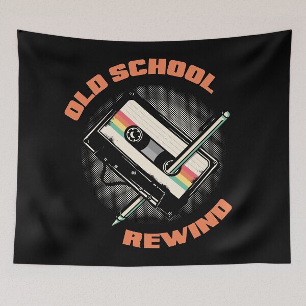Item preview, Old school rewind designed and sold by retrippy.