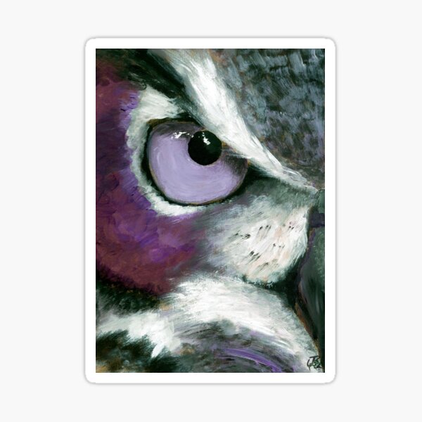 Mono Owl Sticker