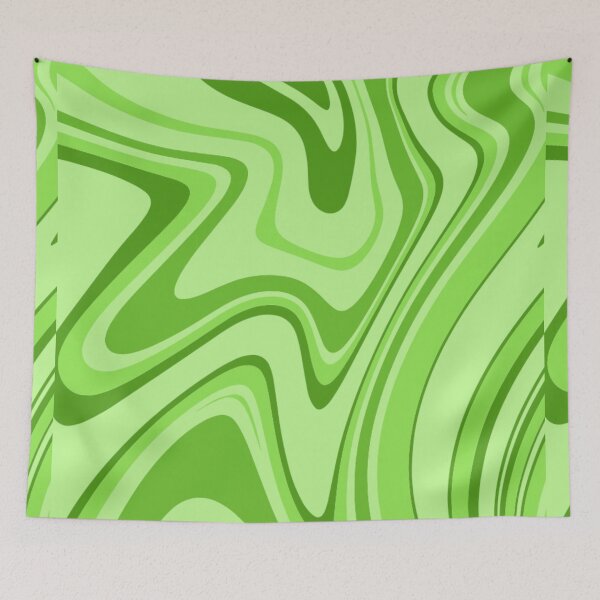 Item preview, Bright Green - Groovy Swirls  designed and sold by tangelos.