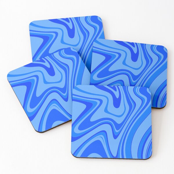 Item preview, Bright Blues - Groovy Swirls  designed and sold by tangelos.