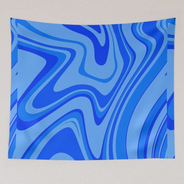 Item preview, Bright Blues - Groovy Swirls  designed and sold by tangelos.