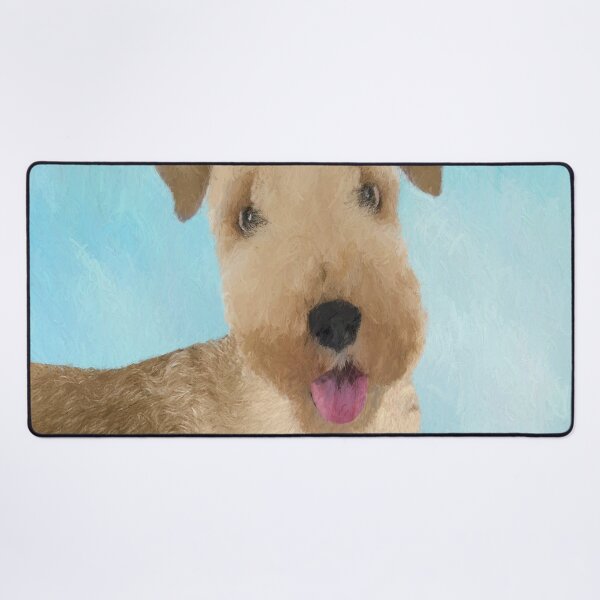 Item preview, Lakeland Terrier Painting - Cute Original Dog Art designed and sold by alpendesigns.