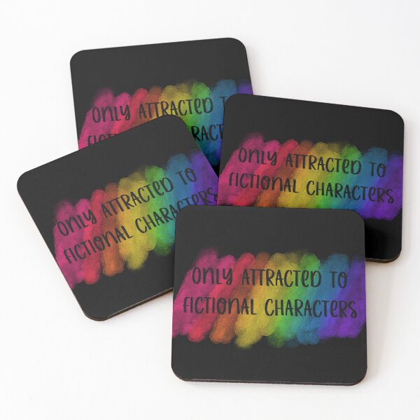 Item preview, Only attracted to fictional characters  designed and sold by CourtDArt.