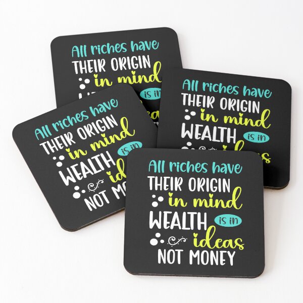Item preview, All riches have their origin in mind wealth is in ideas not money - mind control Quotes designed and sold by epicmarketing.