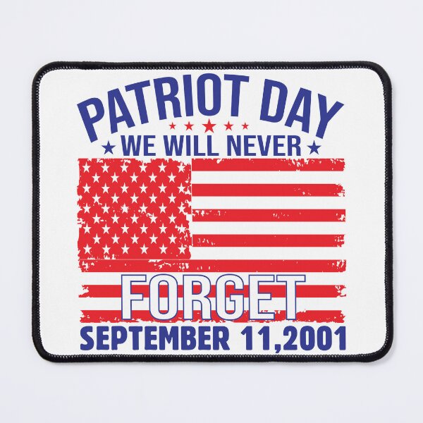 Item preview, Never Forget 9 11 America is Great Patriotism The Patriots Blood is the seed of Freedom Tree America Flag Happy Life Apparel Essential Motivation Inspiration Joy Mood designed and sold by DesignByHeartUK.