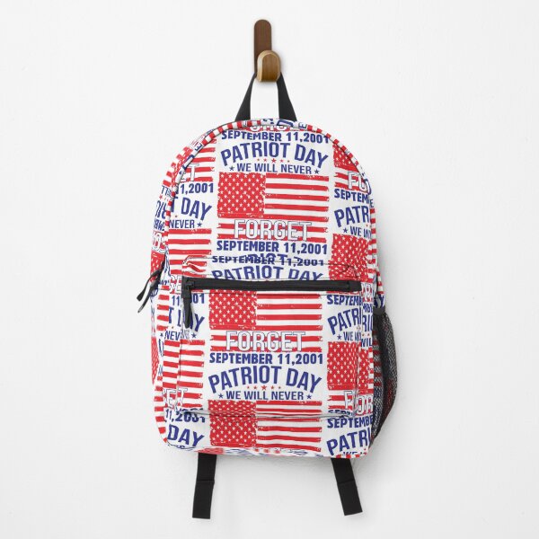 Item preview, Never Forget 9 11 America is Great Patriotism The Patriots Blood is the seed of Freedom Tree America Flag Happy Life Apparel Essential Motivation Inspiration Joy Mood designed and sold by DesignByHeartUK.