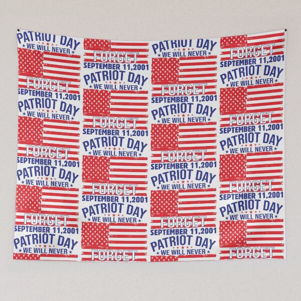 Item preview, Never Forget 9 11 America is Great Patriotism The Patriots Blood is the seed of Freedom Tree America Flag Happy Life Apparel Essential Motivation Inspiration Joy Mood designed and sold by DesignByHeartUK.