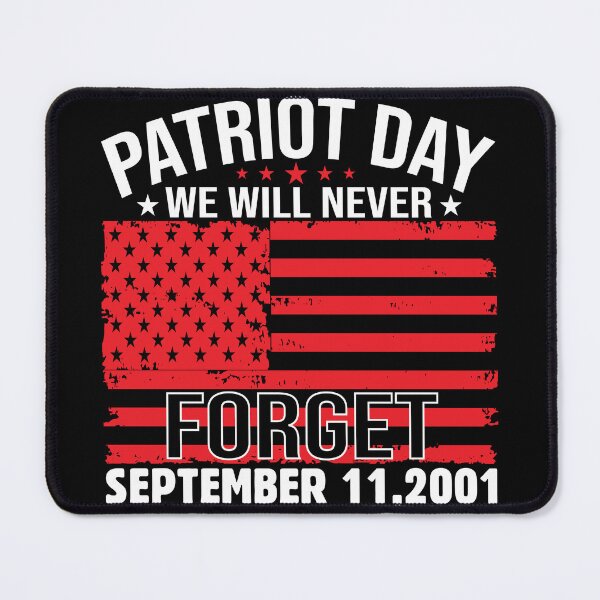 Item preview, Never Forget 9 11 America is Great Patriotism The Patriots Blood is the seed of Freedom Tree America Flag Happy Life Apparel Essential Motivation Inspiration Joy Mood designed and sold by DesignByHeartUK.