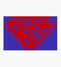Black SuperEmpowered (Red) Photographic Print