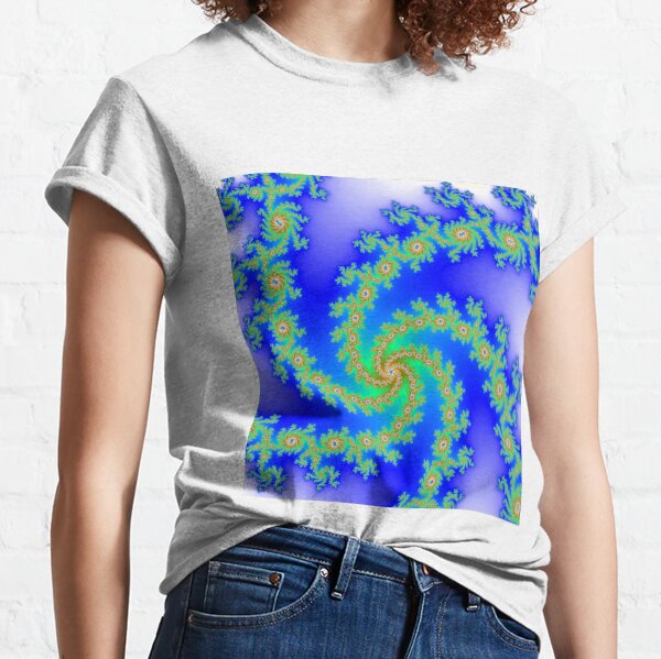 Vortex: Mandelbrot Fractal! Classic T-Shirt
