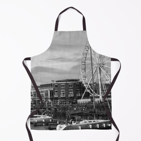 Item preview, Mermaid Quay, Cardiff Bay, Wales, Monochrome designed and sold by VnGphoto.
