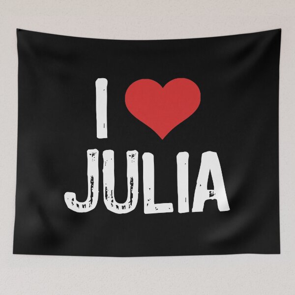 Item preview, I Love Julia designed and sold by The "I Love Everything" Shop.