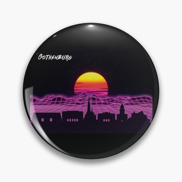 Item preview, Gothenburg Skyline Neon Nights designed and sold by DFerraz.
