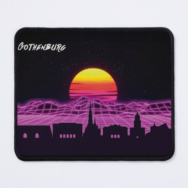 Item preview, Gothenburg Skyline Neon Nights designed and sold by DFerraz.