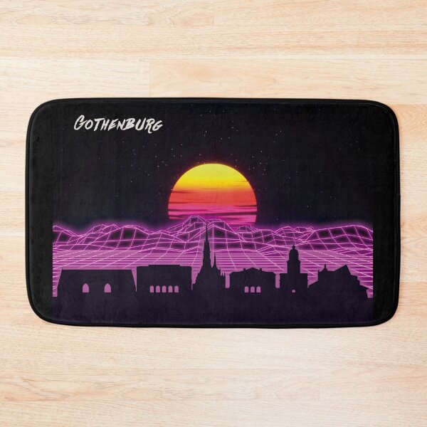 Item preview, Gothenburg Skyline Neon Nights designed and sold by DFerraz.