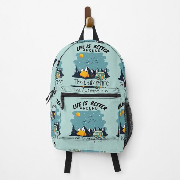 Item preview, Life is better around the  campfire funny for hikers, camping quote  designed and sold by ourpretty.