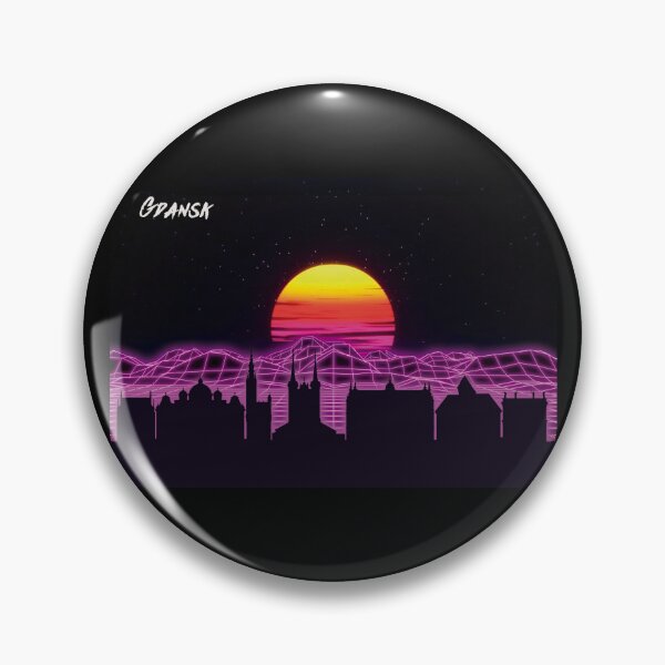 Item preview, Gdansk Skyline Neon Nights designed and sold by DFerraz.