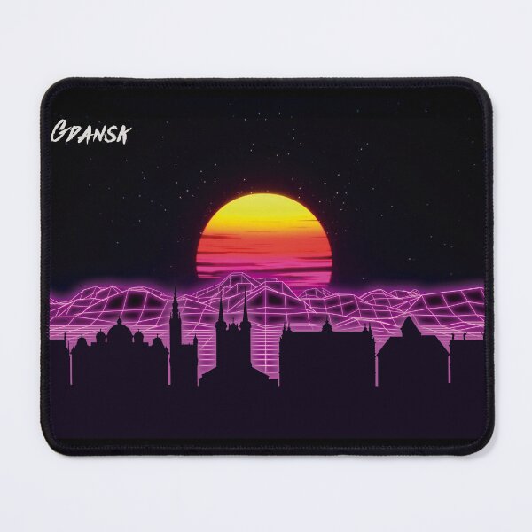 Item preview, Gdansk Skyline Neon Nights designed and sold by DFerraz.